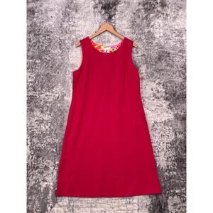 New Jude Connally Dress XL Womens Beth Shift Pink Ponte